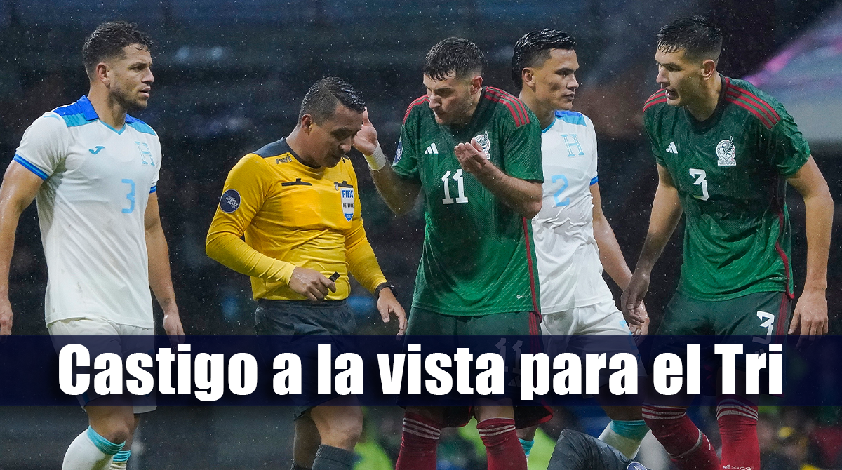 Selección Mexicana recibirá SANCIÓN por romper el reglamento en su partido ante Honduras