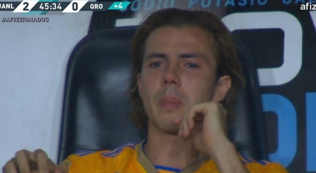 Entre LÁGRIMAS y OVACIONADO Sebastián Córdova deja el Tigres vs Querétaro por LESIÓN