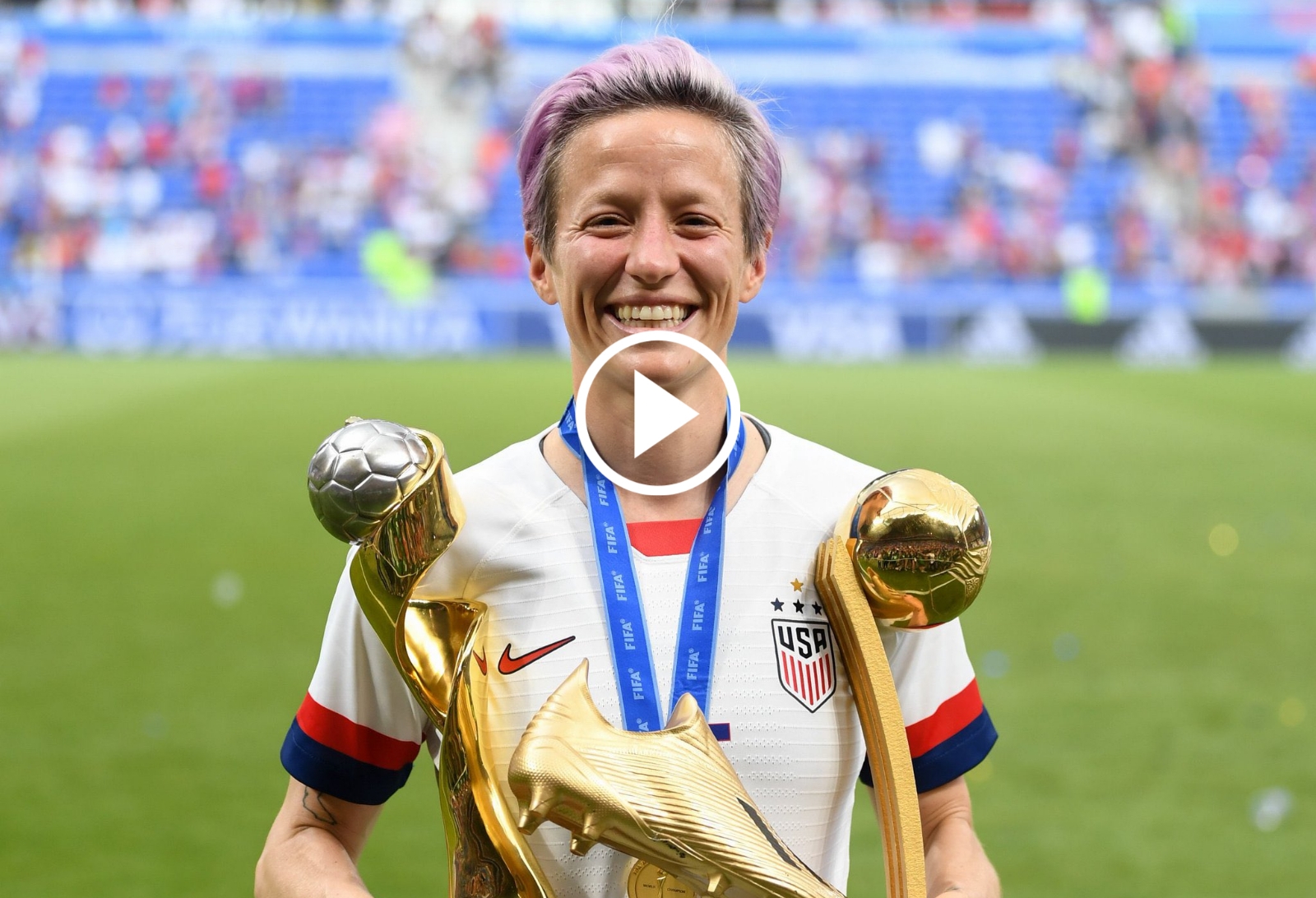 Video: Así fue el HOMENAJE a Megan Rapinoe tras su RETIRO de la Selección de Estados Unidos