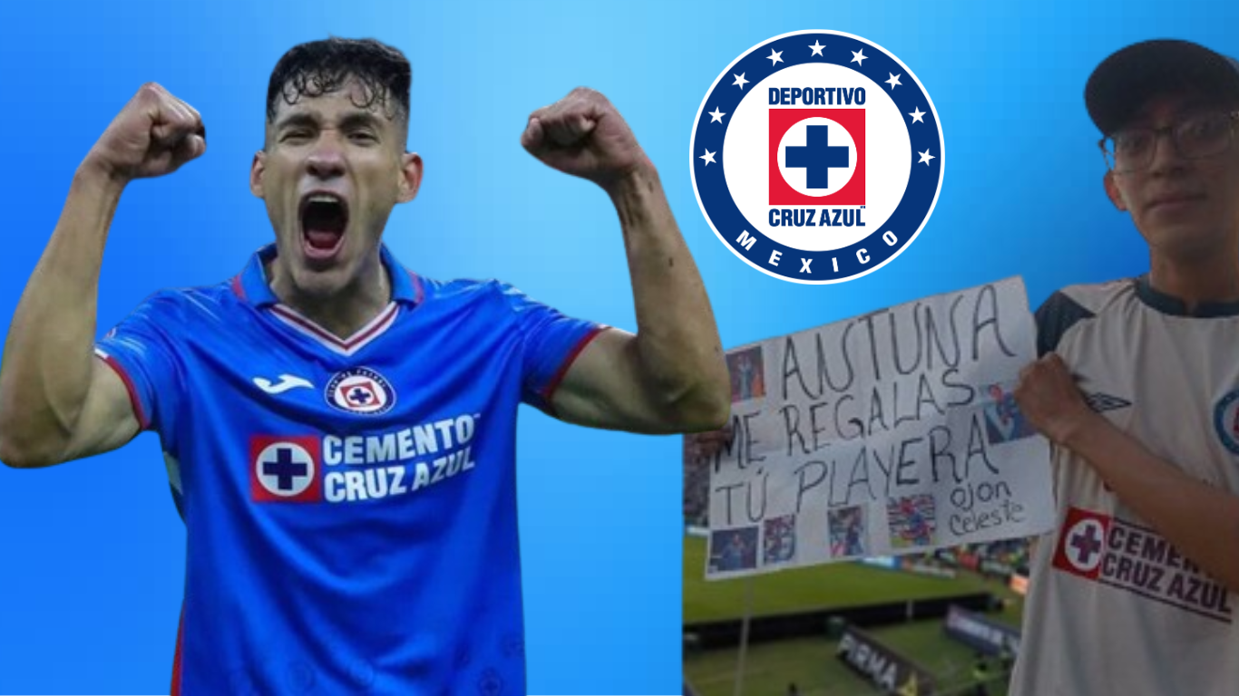 Uriel Antuna SORPRENDE a aficionado de Cruz Azul al que ‘le cayó la boca’