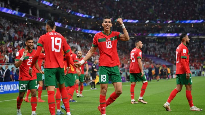 Gran celebración tras la histórica victoria de Marruecos y su pase a Semifinales