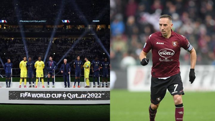 Franck Ribéry mandó palabras de consuelo a jugadores de la Selección Francesa tras el subcampeonato
