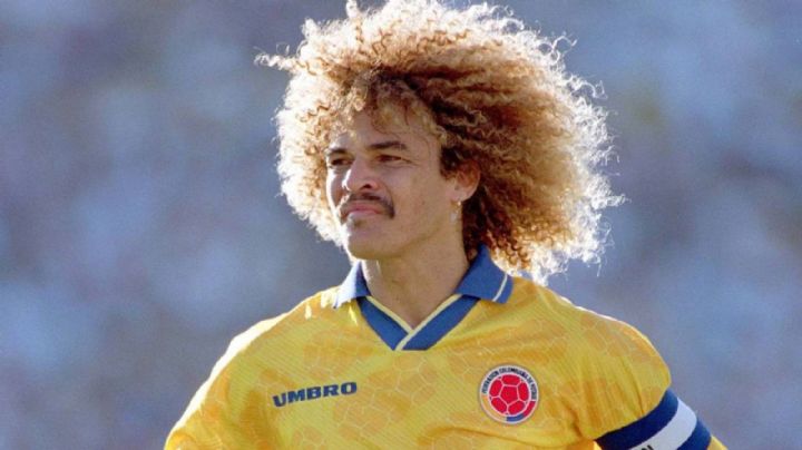 'Pibe’ Valderrama se rinde ante futbolista de la Selección Mexicana