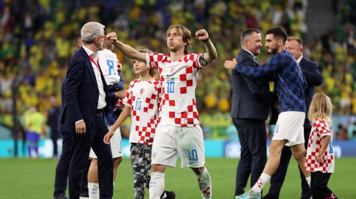 Luka Modric firma un partidazo que culminó con la eliminación de Brasil ante Croacia
