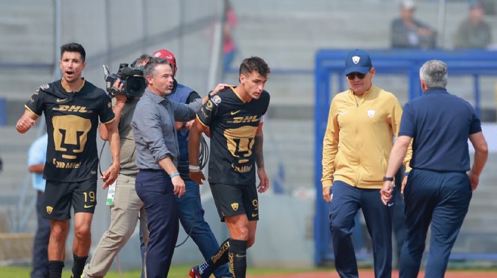 Juan Ignacio Dinenno explota golpea a compañero suyo en Pumas