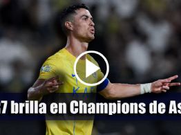 Video: Cristiano Ronaldo anota DOBLETE DE GOLAZOS con el Al-Nassr en la Champions de Asia