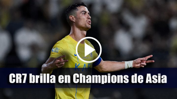 Video: Cristiano Ronaldo anota DOBLETE DE GOLAZOS con el Al-Nassr en la Champions de Asia