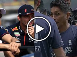 Video: Jorge Campos VUELVE a ser DELANTERO y anota para Checo Pérez vs Max Verstappen