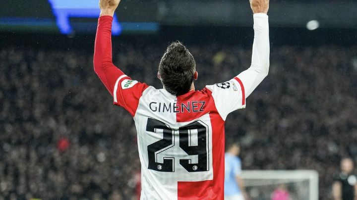 El PRIMER GOL de Santiago Giménez en Champions League en el Feyenoord vs Lazio