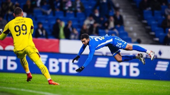 ¡Segundo gol consecutivo! Luis Chávez vuelve a marcar con Dynamo de Moscú