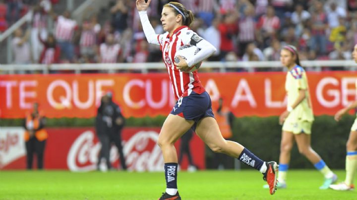 Chivas revivió de la mano de Alicia Cervantes y empata contra América en la ida de la Semifinal