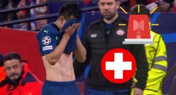 PÉSIMAS noticias: Chucky Lozano sale por GRAVE LESIÓN del Sevilla vs PSV de Champions League