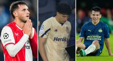 PÉSIMA jornada 5 de Champions League para los jugadores MEXICANOS