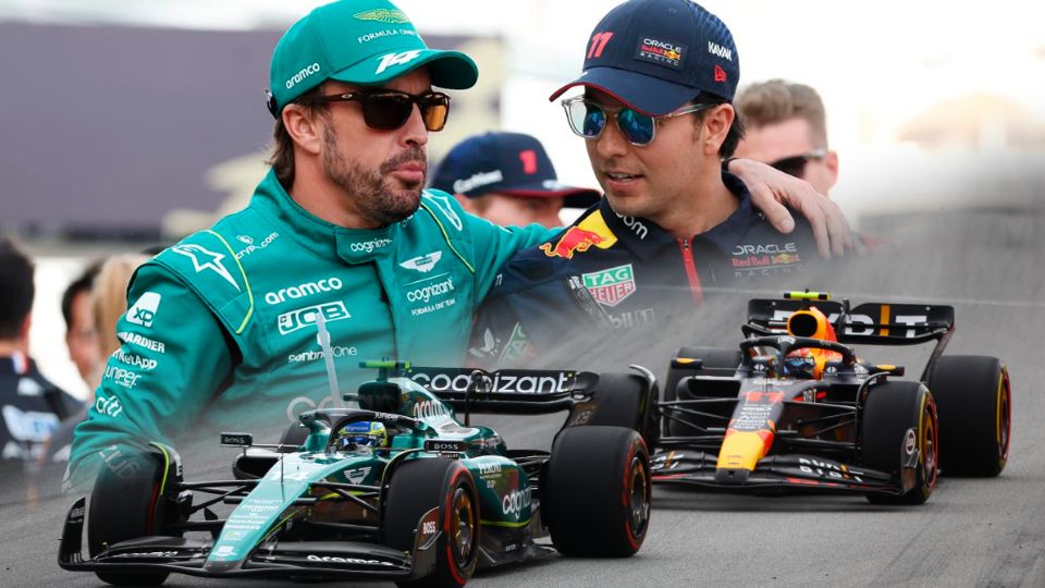 Fernando Alonso y Sergio Pérez