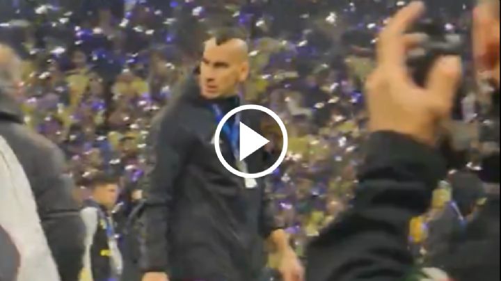 Video: Nahuel Guzmán HACE BERRINCHE en la cancha del Estadio Azteca tras perder la Final vs América