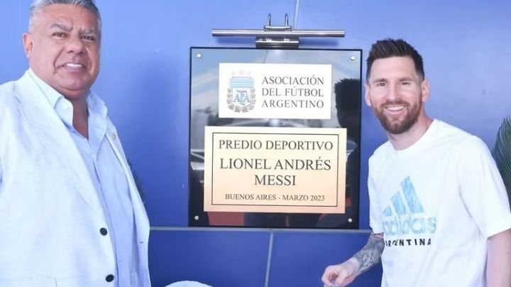 Gran HOMENAJE a Lionel Messi por parte de la AFA