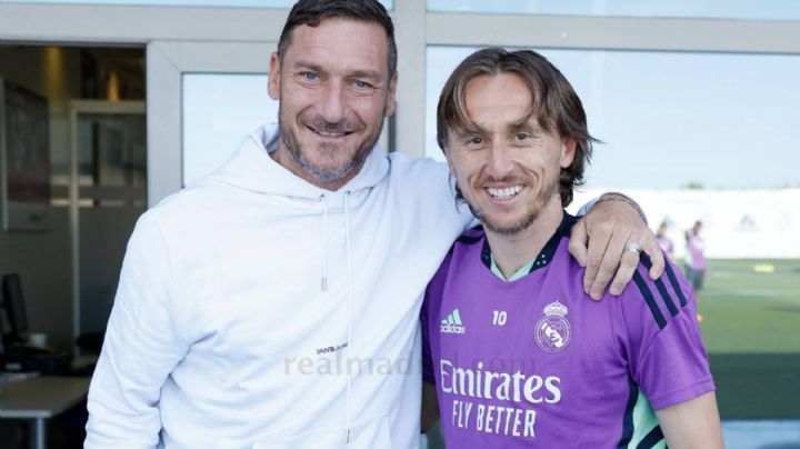 Francesco Totti DEMUESTRA su ADMIRACIÓN por el Real Madrid