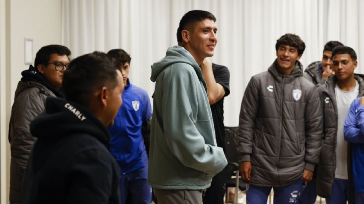 Edson Álvarez convivió y MOTIVÓ a jóvenes de filiales de Pachuca