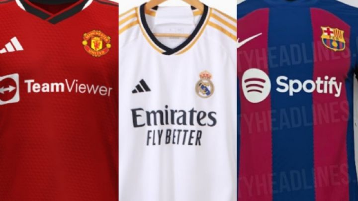 Se filtran los posibles NUEVOS JERSEYS de los clubes europeos para la Temporada 2023-2024
