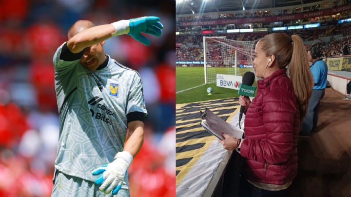 Nahuel Guzmán SE DISCULPA con la periodista Chapis Herrera