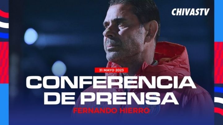 Oficial | Chivas y Fernando Hierro CONVOCAN a rueda de prensa tras SUBCAMPEONATO