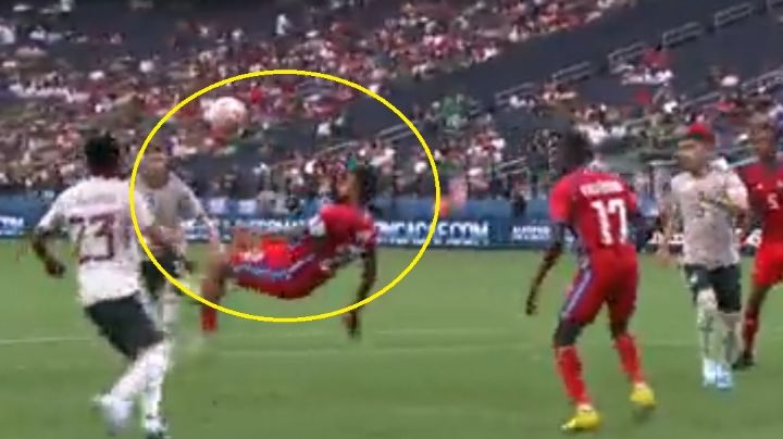 Video | GOLAZO de CHILENA de Panamá que le es ANULADO