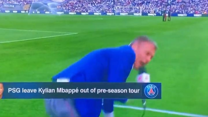 VIDEO Shaka Hislop se DESPLOMÓ en vivo durante la transmisión del Real Madrid vs AC Milan