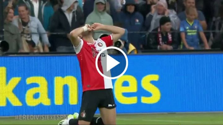 Video: GOLAZO de VESTIDOR de Santiago Giménez en el Feyenoord vs Almere en la Eredivisie 2023