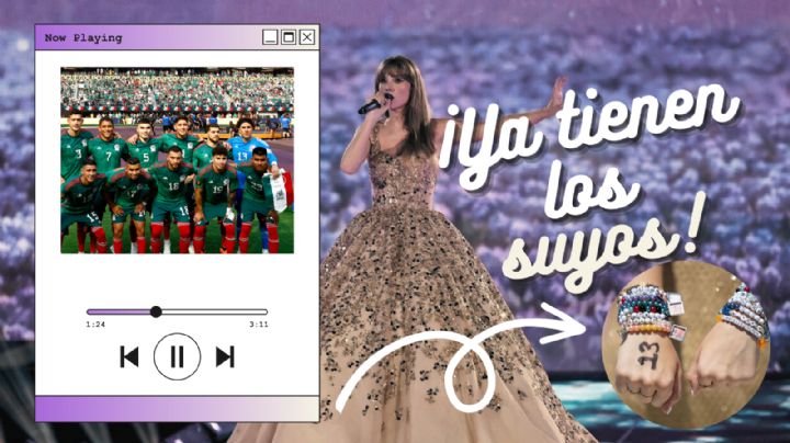 ¡Les pegó la fiebre por Taylor Swift! Seleccionados Mexicanos reciben Friendship Bracelets
