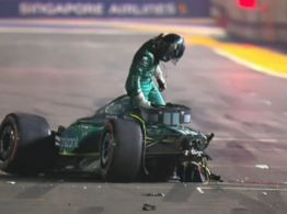 El terrible accidente que sufrió Lance Stroll en el GP de Singapur