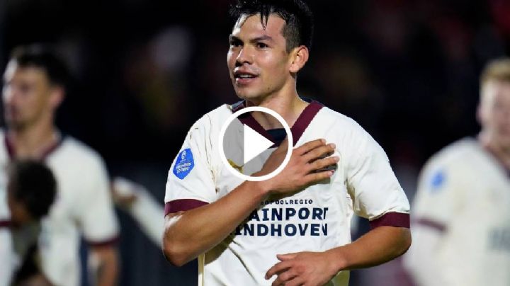 Video: Así fue el PARTIDAZO de Hirving Lozano en la GOLEADA del PSV al Almere City en la Eredivisie