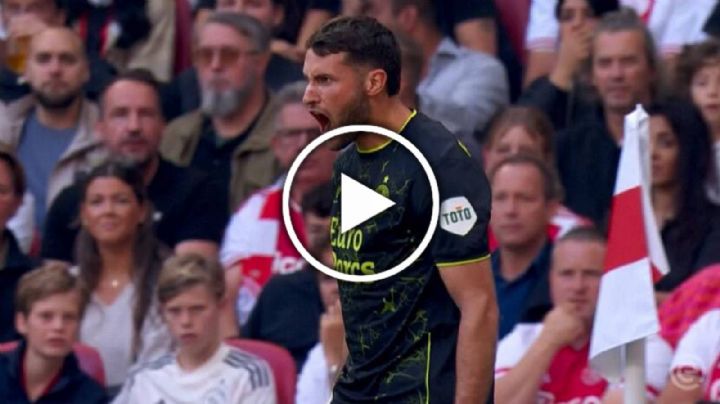 Video: Santiago Giménez anota DOBLETE de GOLAZOS con el Feyenoord en el Clásico de Holanda vs Ajax