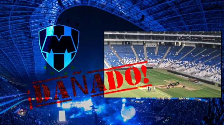 Cancha del Estadio BBVA registra FUERTE DAÑO y podría afectar la Jornada 10 del Apertura 2023