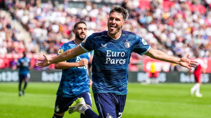 ¡Sigue ON FIRE! Santiago Giménez anota DOBLETE con el Feyenoord frente al Utrecht