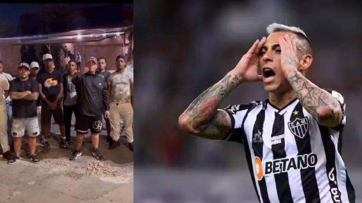 Aficionados del Atlético Mineiro PERSIGUEN a Edu Vargas a un antro para EXIGIRLE su renuncia