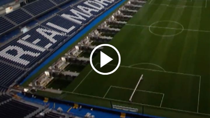 Video: Así es el ESPECTACULAR nuevo CÉSPED RETRACTIL del Santiago Bernabéu