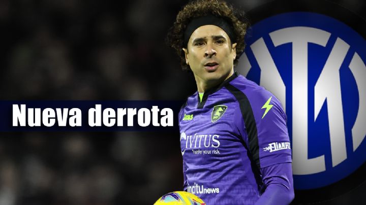 Tremendo error de Guillermo Ochoa en goleada de Inter de Milan sobre Salernitana