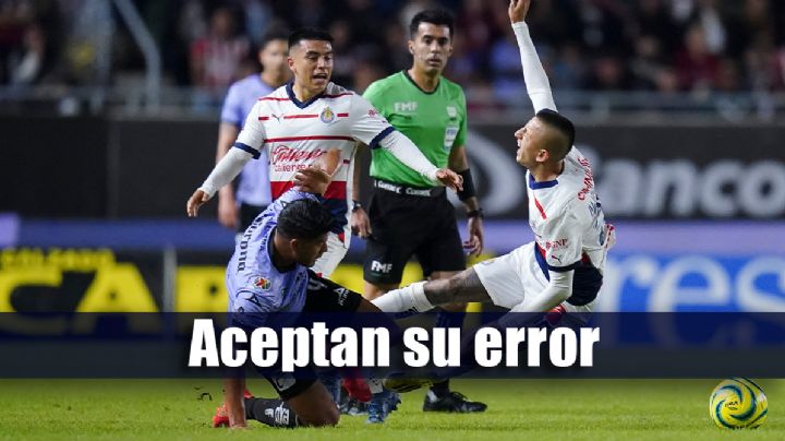 Comisión de Árbitros ACEPTA ERROR contra Chivas en el partido contra Mazatlán