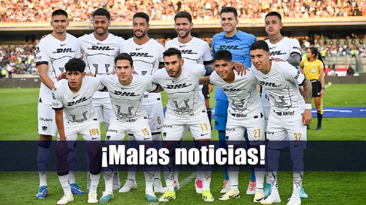 Pumas con BAJAS SENSIBLES para su partido contra Chivas