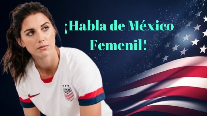 Alex Morgan SE RINDE ante la Selección Mexicana y la Liga MX Femenil