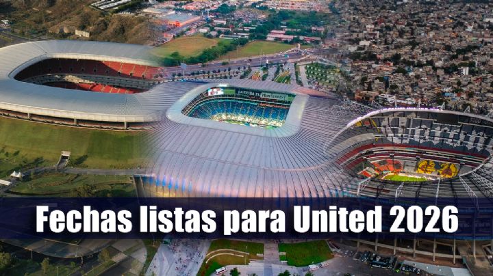 ¿CUÁNDO y DÓNDE se jugarán los PARTIDOS del Mundial de 2026 en México?