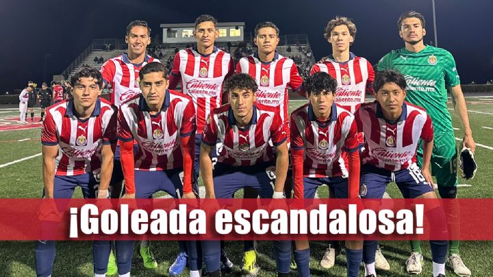 Las Chivas Sub 23 SE LUCIERON con GOLEADA en sus partidos de preparación