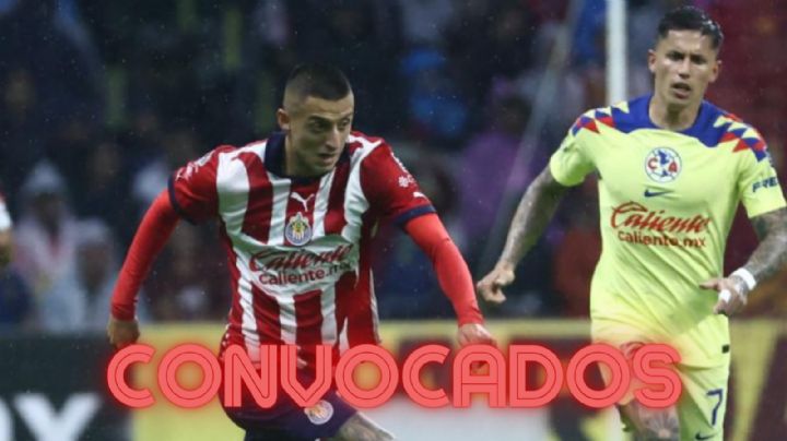 La CONVOCATORIA OFICIAL de Chivas vs Club América en la ida de los 8vos de final de Concachampions 2024