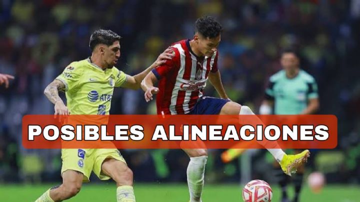Clásico Nacional CON TODO: Las alineaciones que usarían Chivas y América en la ida de Concachampions