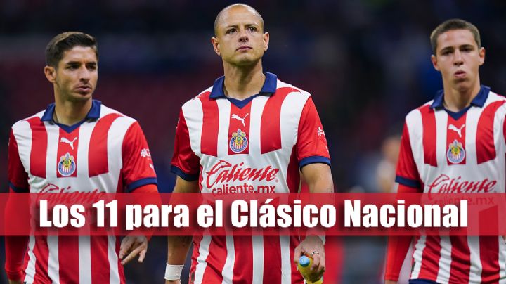 La ALINEACIÓN CONFIRMADA del Chivas vs Club América en la ida de la Concachampions 2024: Los 11 titulares de Fernando Gago