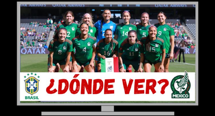 Dónde ver EN VIVO el México vs Brasil de las Semifinales de la Copa Oro W
