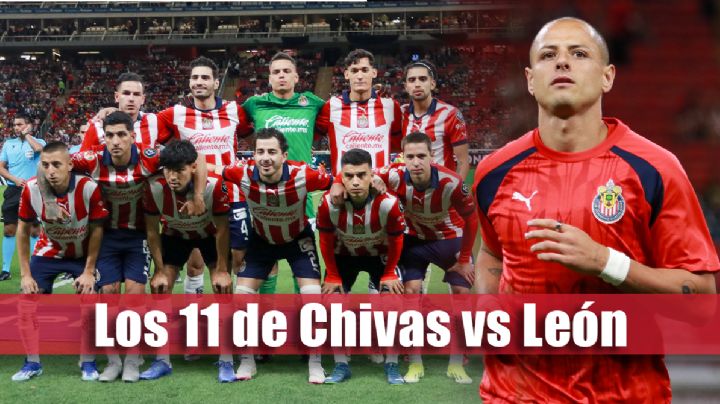 ¡Primera titularidad! Javier Hernández va de arranque contra León; el 11 titular de Chivas vs León