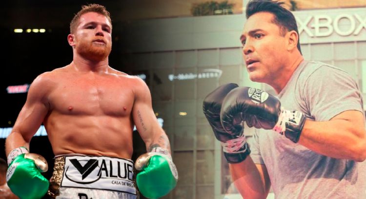 Video: Canelo Álvarez SE ENGANCHA Y DISCUTE con Oscar de la Hoya en conferencia de prensa